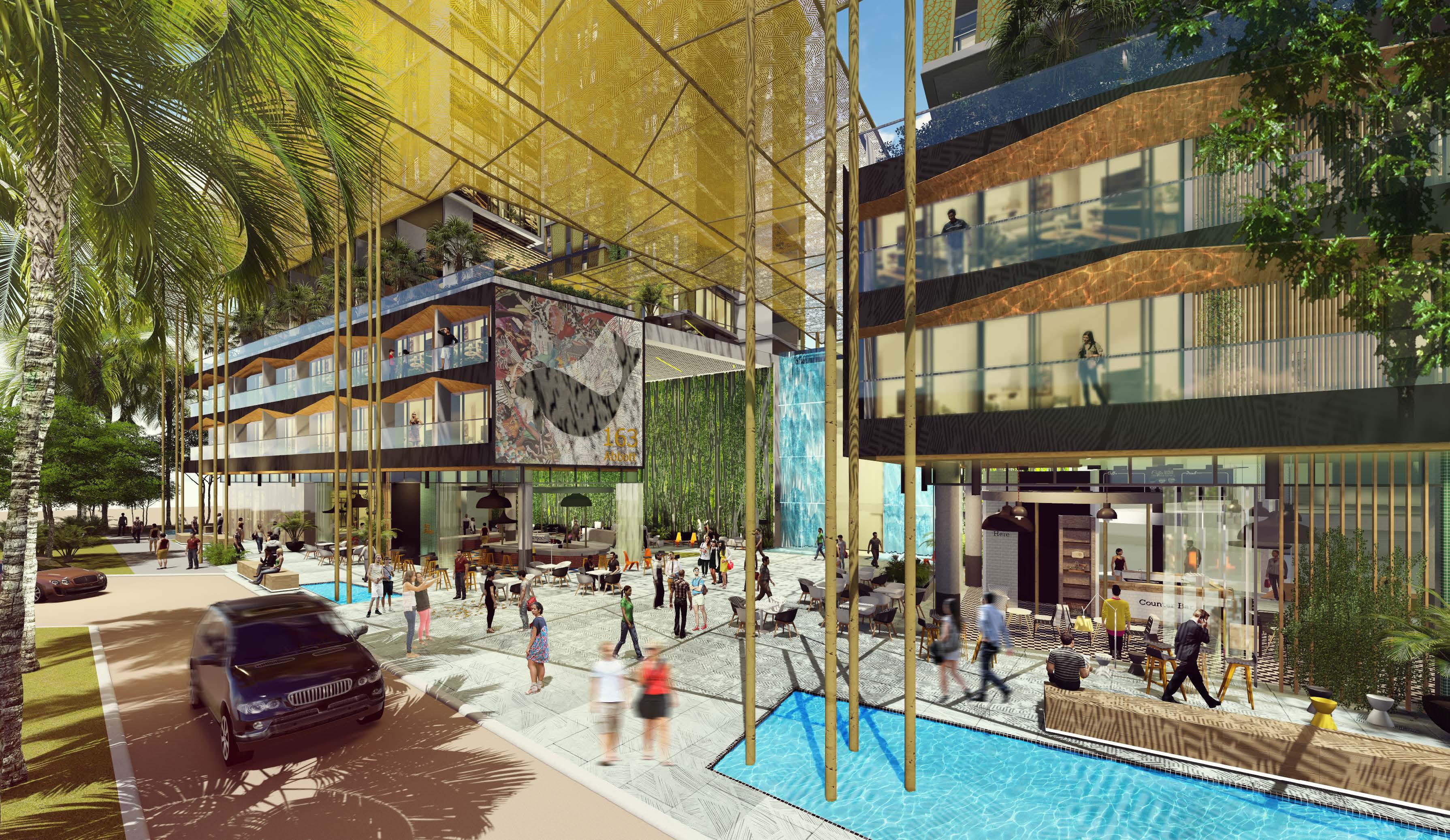 Hotel Crystalbrook Bailey Cairns Exterior foto The proposed shopping mall